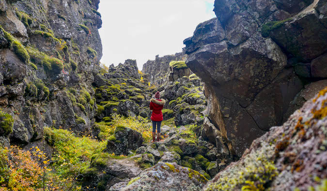 Apreciando a natureza na Islândia