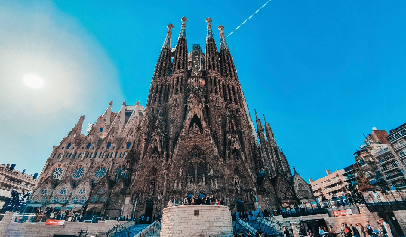 Catedral histórica e majestosa de Barcelona, ​​Espanha