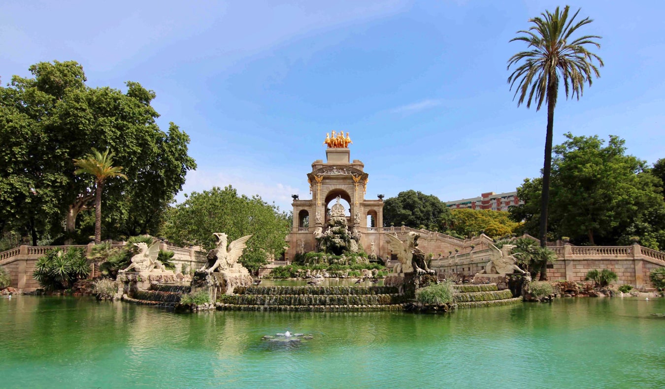 O famoso Parque Sutateli em Barcelona, ​​Espanha
