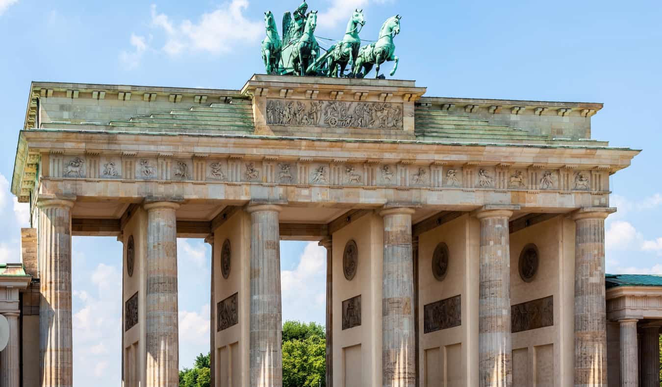 Famous Brandenburg Gates em Berlim, Alemanha