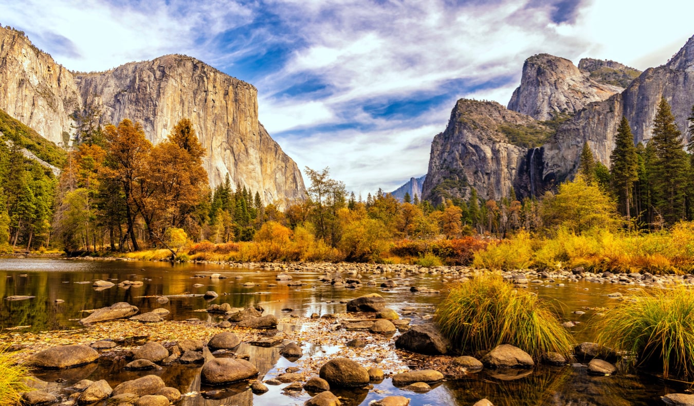 Belas paisagens do Parque Nacional Yosemite, Califórnia