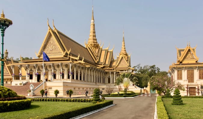 Palácio Real em Phnomopen, Camboja