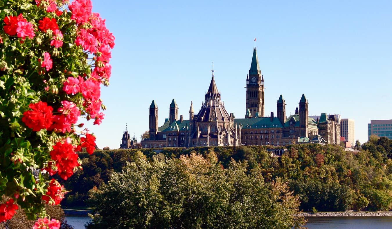 Edifício do Parlamento Canadense em Ottawa, Ontário