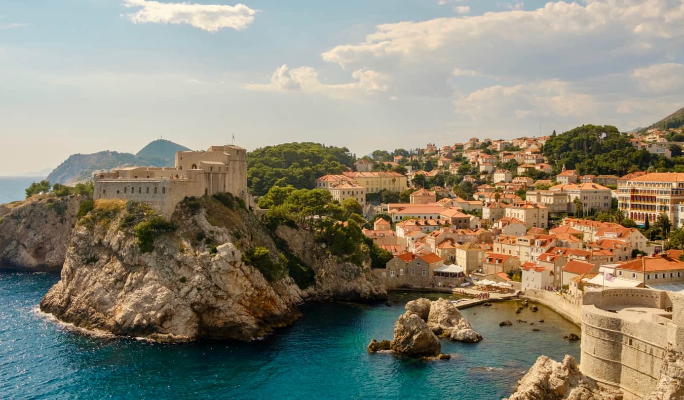 Velhos edifícios históricos de Dubrovnik, Croácia