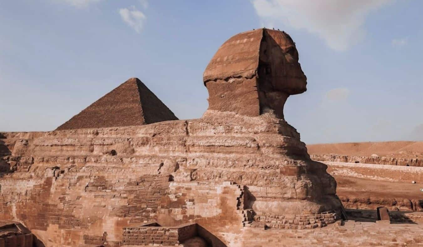 Estátua Cultural da Esfinge no Egito