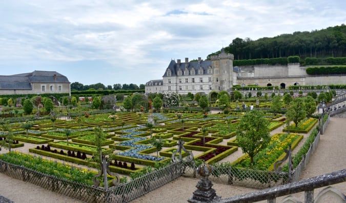 Jardins do Castelo de Villandry na França