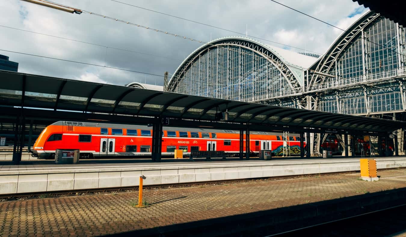 estação de trem na Alemanha