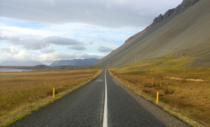 Longas estradas da Islândia