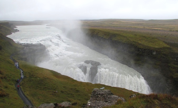 Gullfoss! Uma das maiores cachoeiras da Islândia, que faz parte do círculo de ouro.