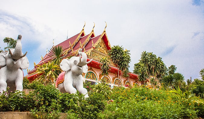 Templo em Isaan, Tailândia