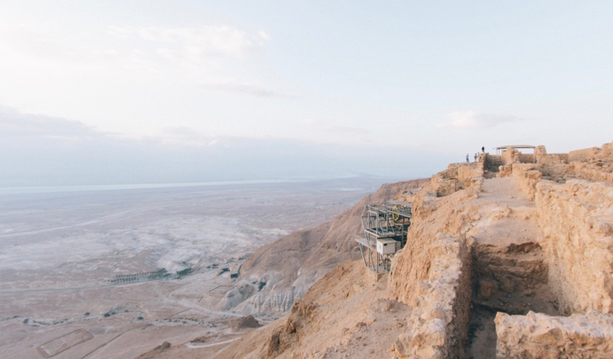 Fort Masada e Parque Nacional em Israel