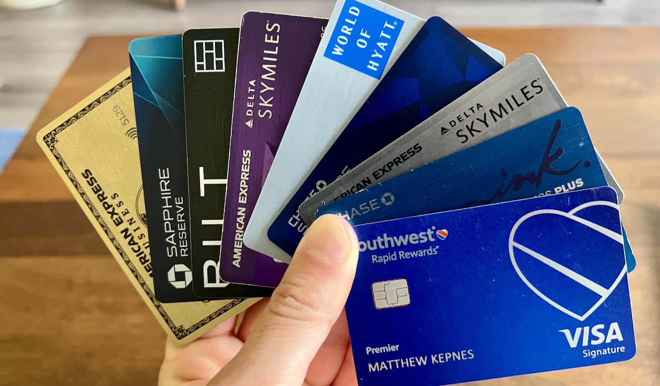 Os melhores cartões de crédito para viagens que Nomad Matt possui