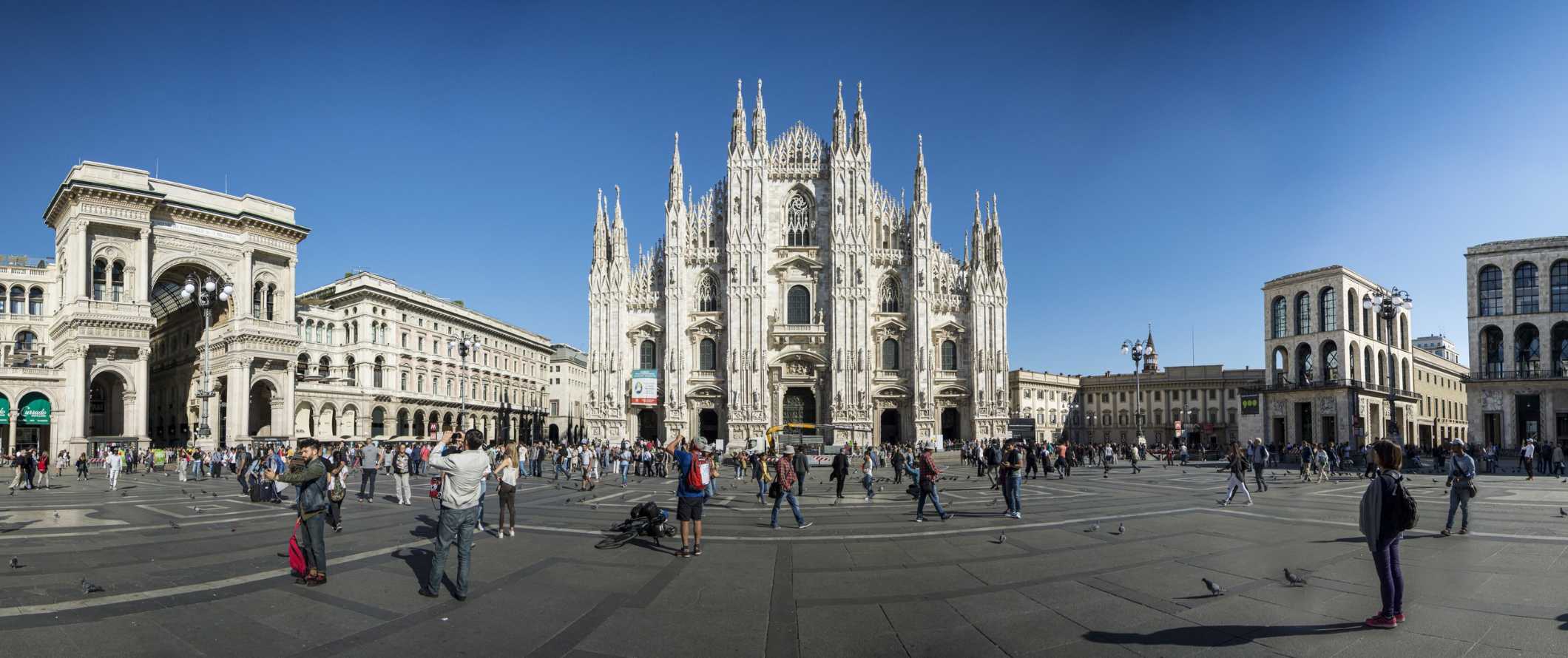 Vista panorâmica de Milão