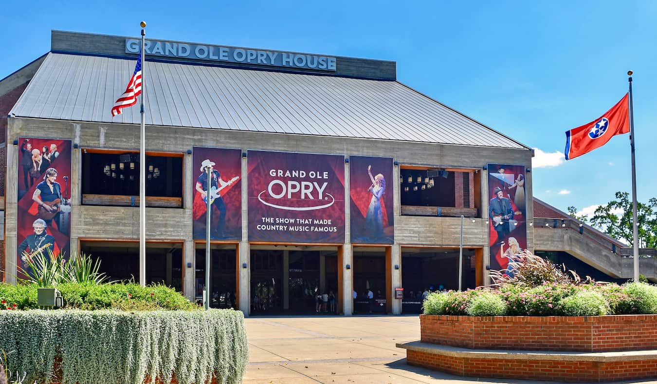 O icônico local Grand Ole Opry de Nashville para música country