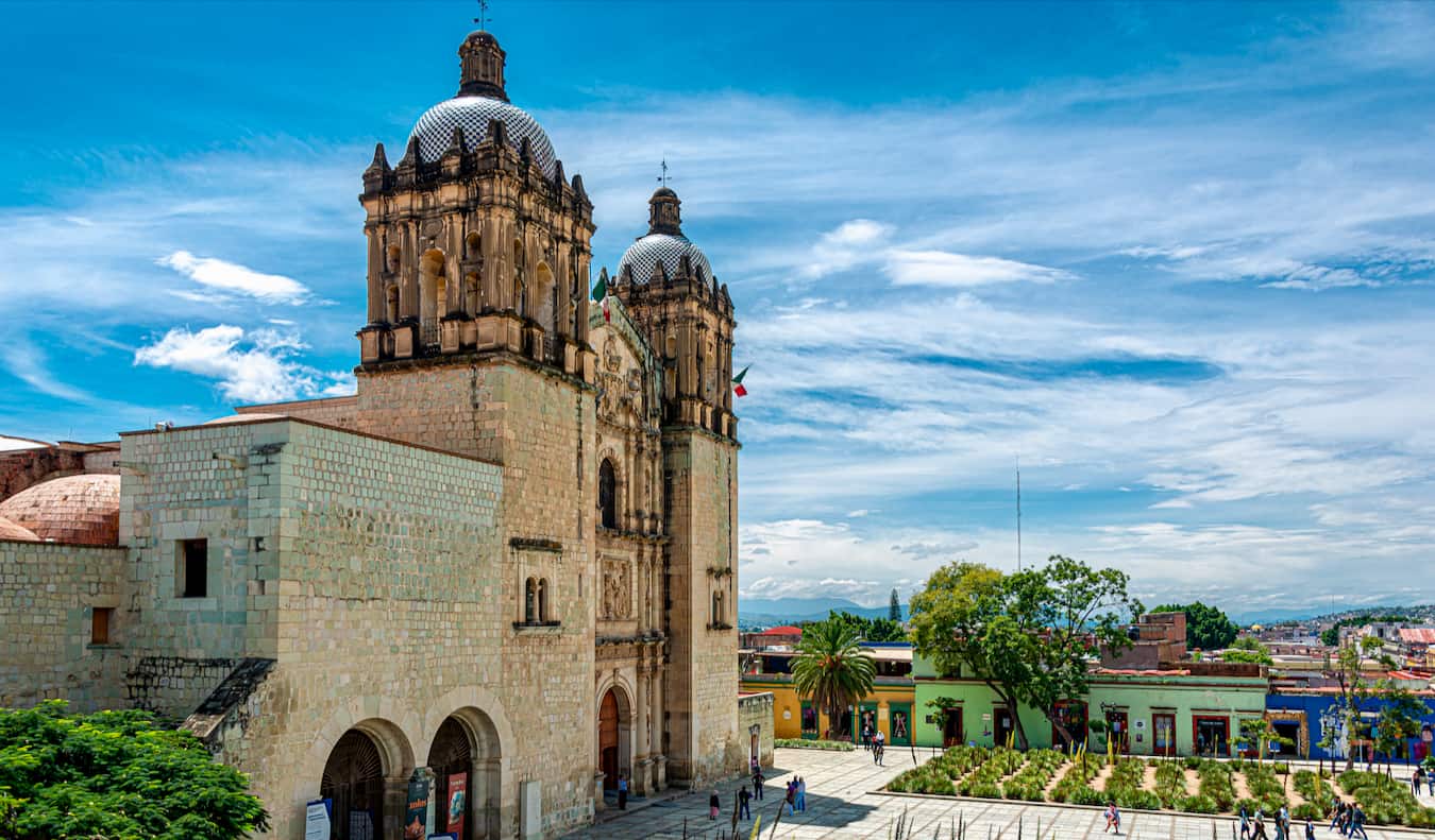Igreja Cristã Histórica na bela cidade de Ohak, México
