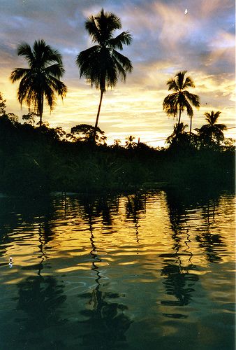 Pôr do sol no Panamá