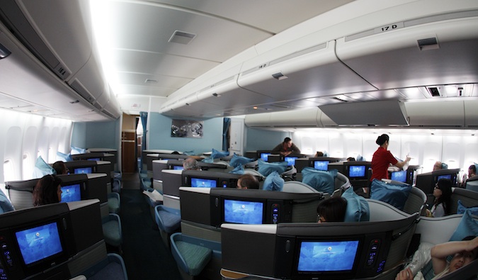 Classe executiva na A380