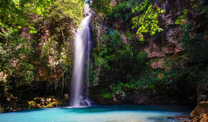 Cachoeira em jarros Costa Rica