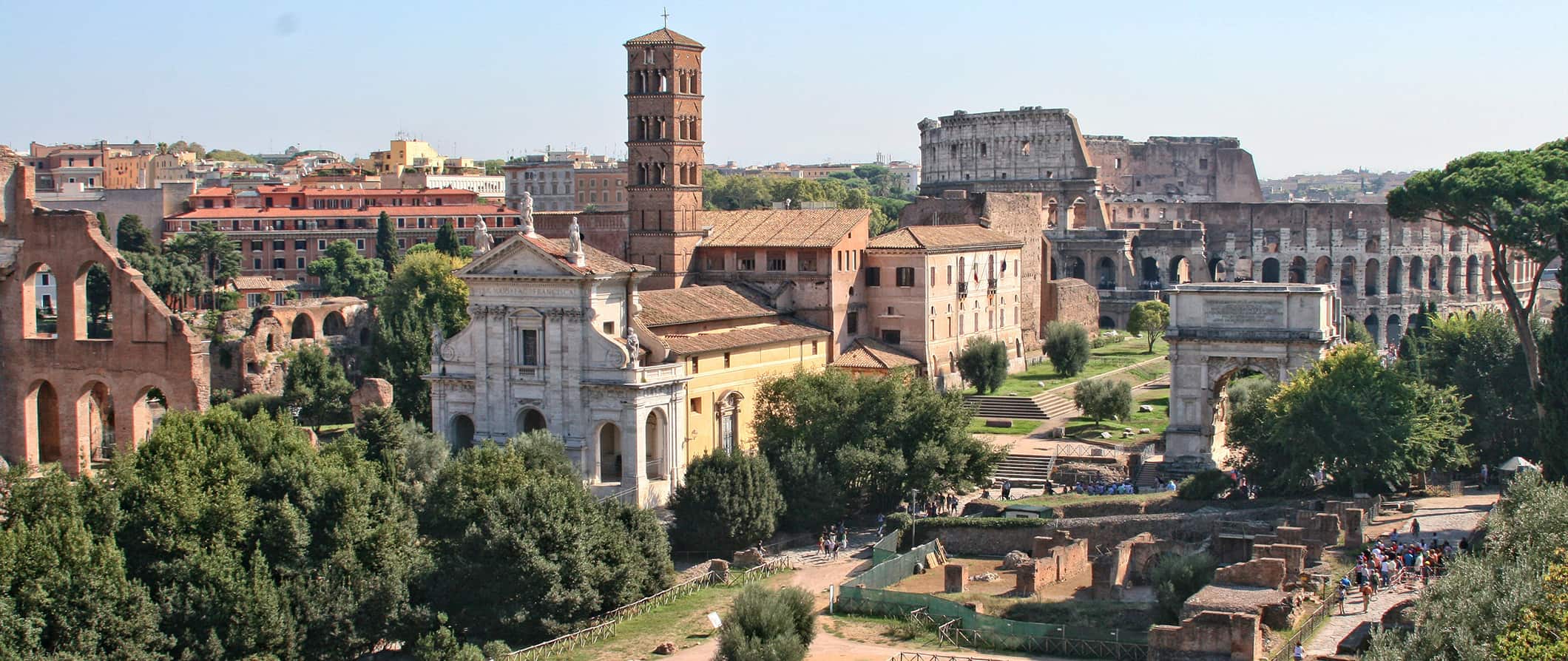 Ruínas em Roma, Itália