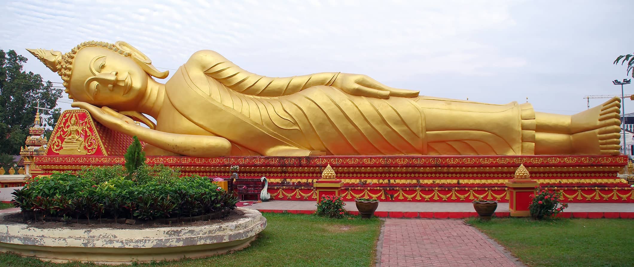 Buda adormecido em Ventiana